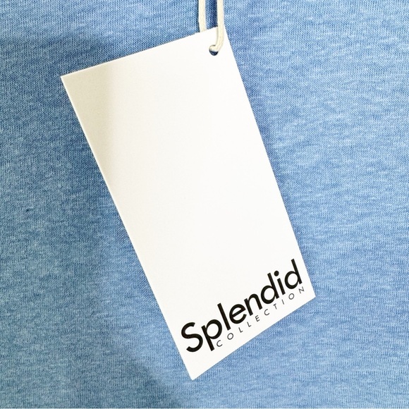 NWT Splendid Linen Blend Candy Sleeveless Tank Top Blue Size XS - Picture 9 of 12